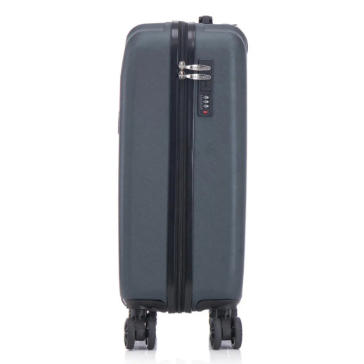 Чемодан Semi Line 20" (S) Navy-Green (T5859-1)