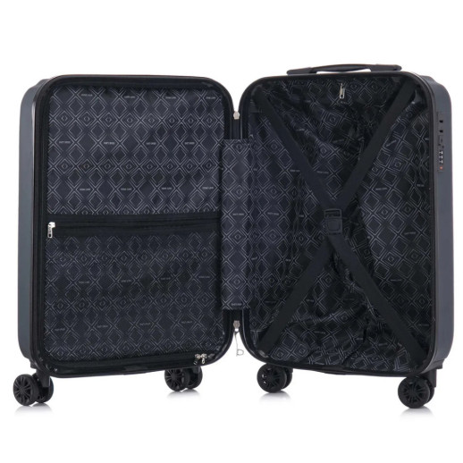 Чемодан Semi Line 20" (S) Navy-Green (T5859-1)
