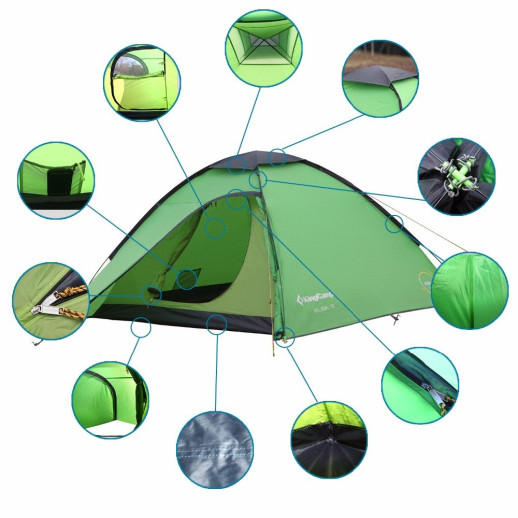 Палатка KingCamp ELBA 3 (KT3038) Green