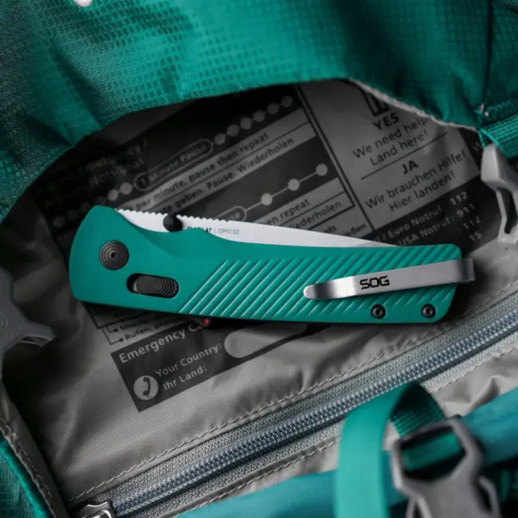 Нож SOG Flash AT, Petrol Green/Satin (SOG 11-18-13-41)
