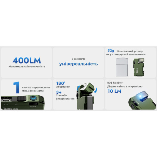 Фонарь Wuben G5, черный