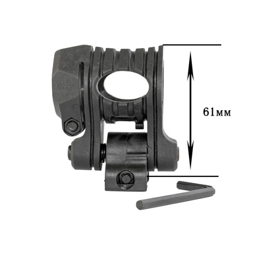 Крепление для фонаря на планку Вивера (High Quality Plastic 25-31 мм)
