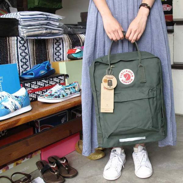 kanken big forest green