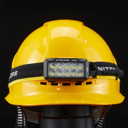 Фонарь налобный Nitecore HU2000 (NiteLab UHE, 2000 люмен, 1600 люмен, 10 режимов, USB Type-C)