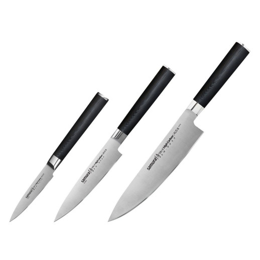 Набор из 3-х кухонных ножей Samura Mo-V SM-0230
