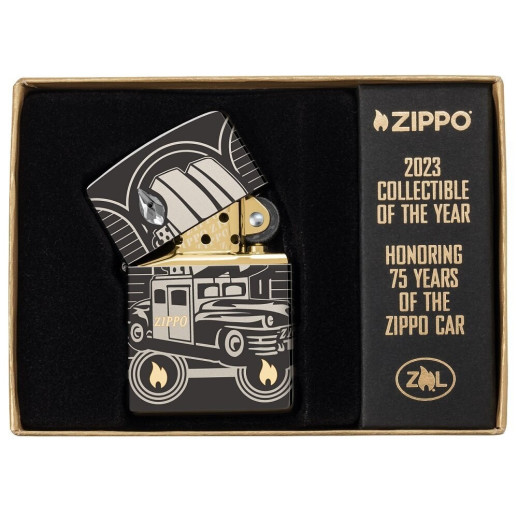 Зажигалка Zippo 75th Anniversary Zippo Car Limited Edition 4.500 Stk. 48693
