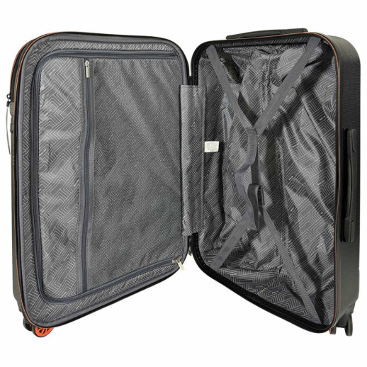 Чемодан Semi Line 28" (L) Black/Orange Line (T5734-3)