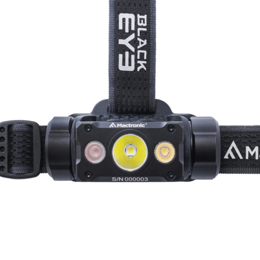 Фонарь налобный Mactronic Black Eye H40 (4000 Lm) Cool White/Red LED Rechargeable Type-C (THL0061)