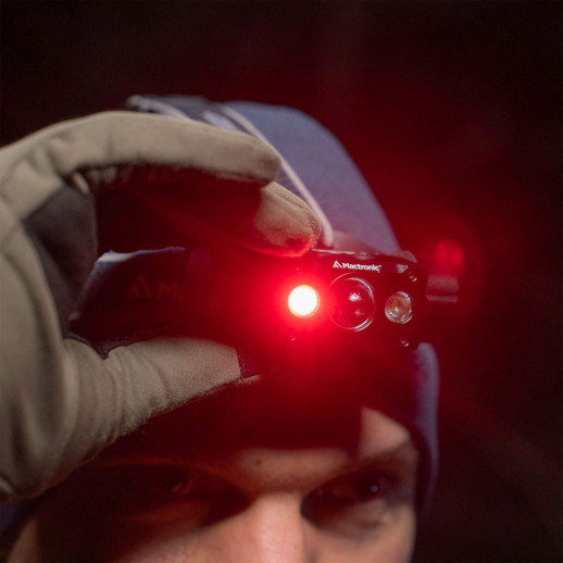 Фонарь налобный Mactronic Black Eye H40 (4000 Lm) Cool White/Red LED Rechargeable Type-C (THL0061)