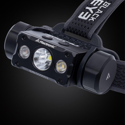 Фонарь налобный Mactronic Black Eye H40 (4000 Lm) Cool White/Red LED Rechargeable Type-C (THL0061)