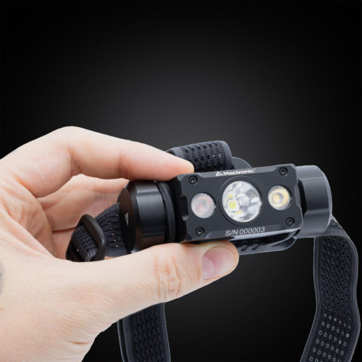 Фонарь налобный Mactronic Black Eye H40 (4000 Lm) Cool White/Red LED Rechargeable Type-C (THL0061)
