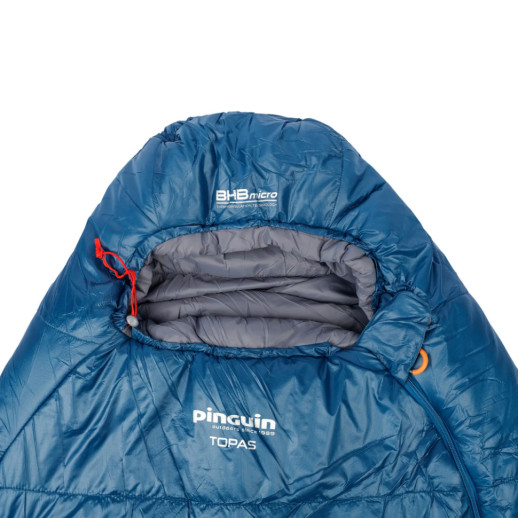 Спальный мешок Pinguin Topas (-1/-7°C), 195 см - Left Zip, Blue (PNG 231359) 2020
