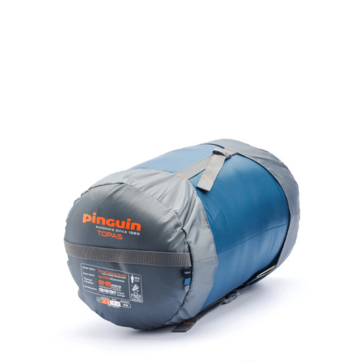 Спальный мешок Pinguin Topas (-1/-7°C), 195 см - Left Zip, Blue (PNG 231359) 2020