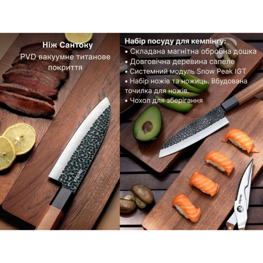 Набор ножей приборов для кемпинга NexTool Camp Chef