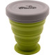 Стакан складной силиконовый с крышкой 200мл Tramp UTRC-126, green