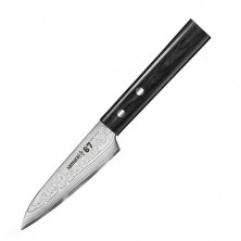 Нож кухонный Samura 67 Damascus овощной, 98 мм, SD67-0010