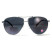 Очки бифокальные (защитные) Global Vision Aviator Bifocal (+2.0) (gray), черные бифокальные линзы в металлической оправе