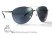 Очки бифокальные (защитные) Global Vision Aviator Bifocal (+2.0) (gray), черные бифокальные линзы в металлической оправе