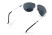 Очки бифокальные (защитные) Global Vision Aviator Bifocal (+2.0) (gray), черные бифокальные линзы в металлической оправе