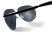Очки бифокальные (защитные) Global Vision Aviator Bifocal (+2.0) (gray), черные бифокальные линзы в металлической оправе