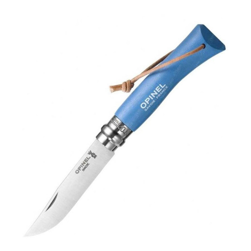 Нож Opinel 7 VRI Trekking, лазурный