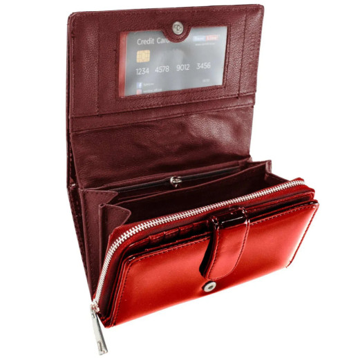 Кошелек женский кожаный Semi Line RFID Red (P8229-2)