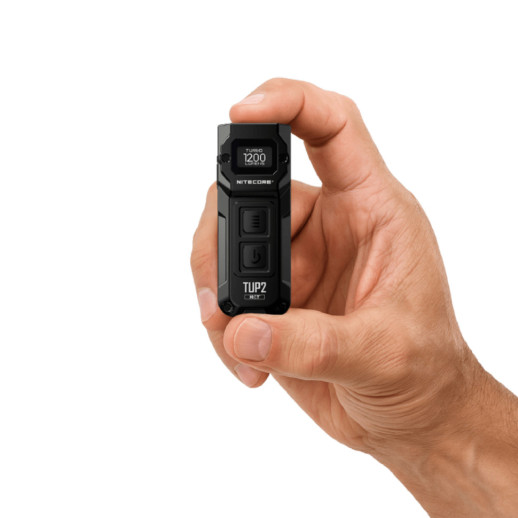 Фонарь наключный  Nitecore TUP2 MCT (4xUHE LED, 1200 люмен, 5 режимов, USB-C), черный