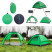 Палатка KingCamp TUSCANY 3 (KT3039) Green