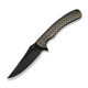 Нож складной туристический Weknife Dracarys, (9.1 см) Böhler M390 / титан 6AL4V бронзовый/черный