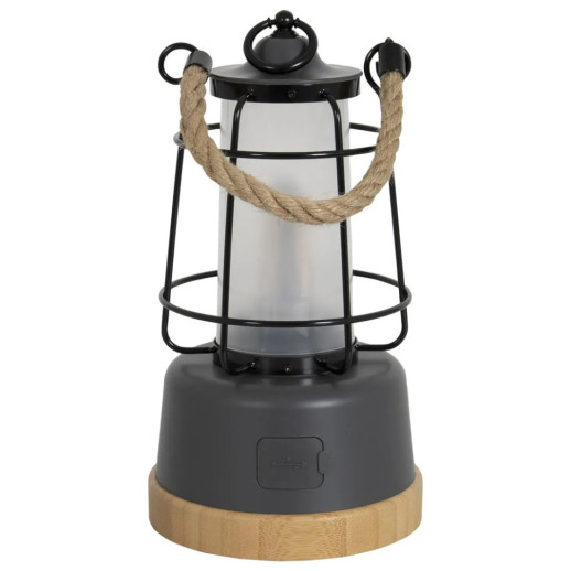 Фонарь кемпинговый Bo-Camp Harlington Rechargable Dimming 370 Lumen Bamboo-Grey (5818921)