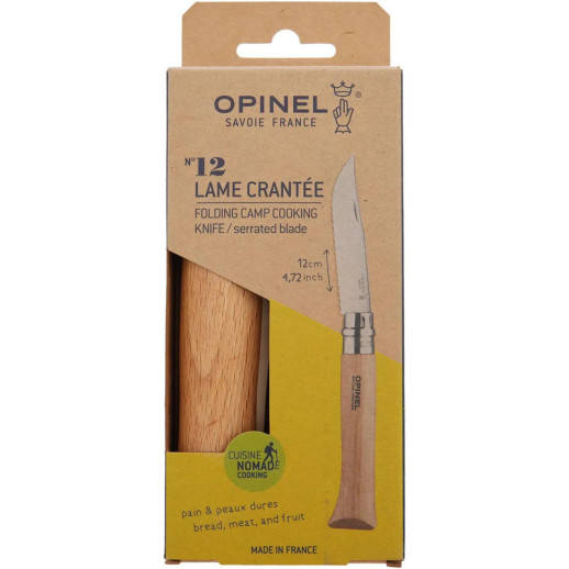 Нож Opinel №12 VRI, серрейтор (поврежденная упаковка)