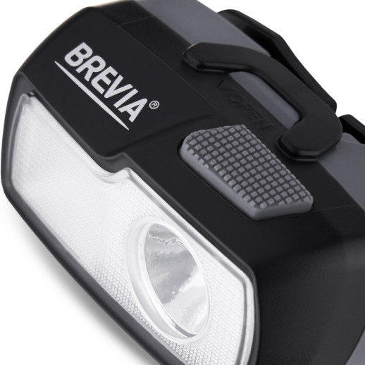 Фонарь налобный Brevia 470Lm, 4 режима, 2xAA, IP64
