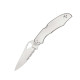 Нож Spyderco Byrd Cara Cara 2 Steel Handle, полусеррейтор BY03PS2