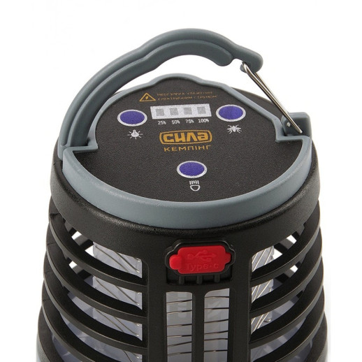 Лампа инсектицидная Сила 600V мини на батарее