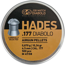 Пули пневматические JSB Hades, 4,5 мм ,0.670 гр, 500 шт/уп