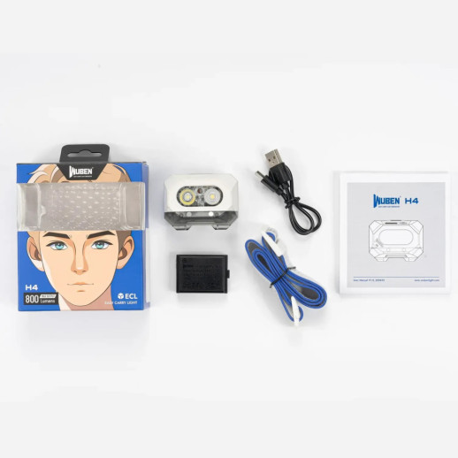 Фонарь Wuben H4, белый