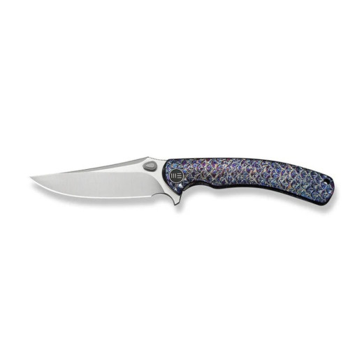 Нож складной туристический Weknife Dracarys, (9.1 см) Böhler M390 / титан 6AL4V пламенный