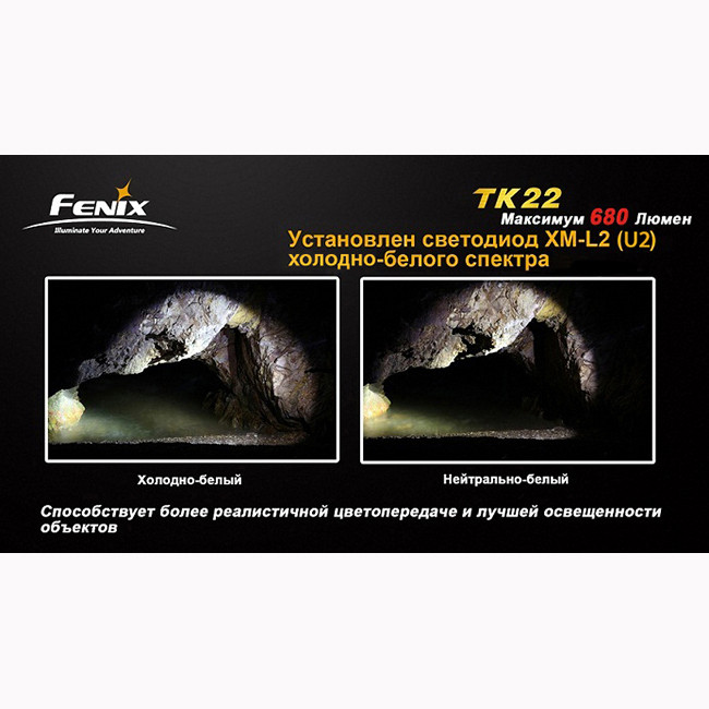 Тактический фонарь Fenix TK22 Cree XM-L2 U2 47982
