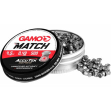 Пульки Gamo Match AccuTek 0,49гр. 500 шт.кал.4,5