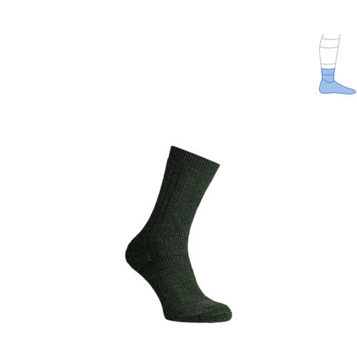 Термо носки защитные зимние Protector ShortWinter темные хаки M 41-43