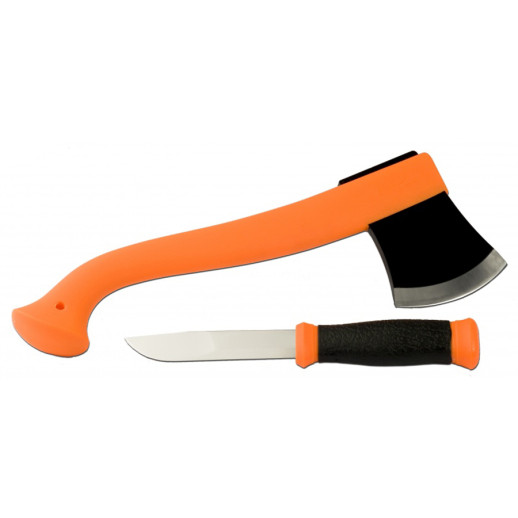 Набор Morakniv Outdoor Kit MG, нож Morakniv 2000 + топор, оранжевый