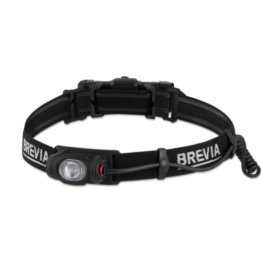 Фонарь налобный Brevia 500Lm, 2600mAh micro-USB, IP64, задний свет
