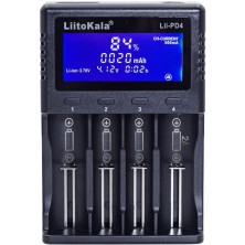 Зарядное устройство Liitokala Lii-PD4, 4 канала, Ni-Mh/Li-ion/LiFePo4, 220V/12V, LCD, Box