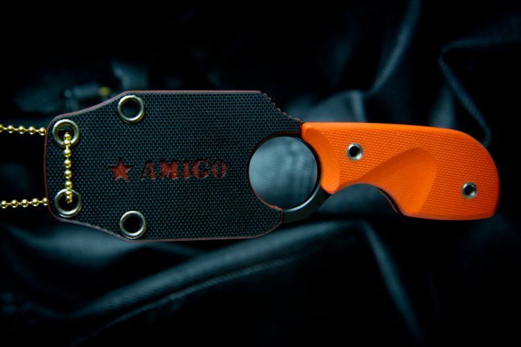 Нож Kizlyar Supreme Amigo-Z черный, сталь AUS8
