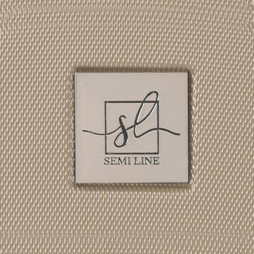 Чемодан Semi Line 24" (M) Champagne/Black (T5674-3)