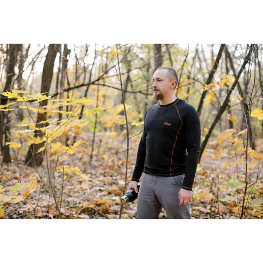 Термобелье мужское Tramp Microfleece комплект (футболка+штаны) grey UTRUM-020, UTRUM-020-grey-L