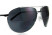 Очки бифокальные (защитные) Global Vision Aviator Bifocal (+3.0) (gray), черные бифокальные линзы в металлической оправе