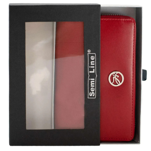 Кошелек женский кожаный Semi Line RFID Red (P8271-2)