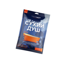 Сухой душ TakeHot (пенная губка, полотенце 2шт)