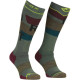 Носки мужские Ortovox FREERIDE LONG SOCKS COZY M wild herbs - 42-44 - оливковый